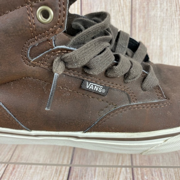 Vans | Mid Top Brown TB4R Off The Wall Men’s Skateboard Sneakers | Size 8 - Picture 11 of 11